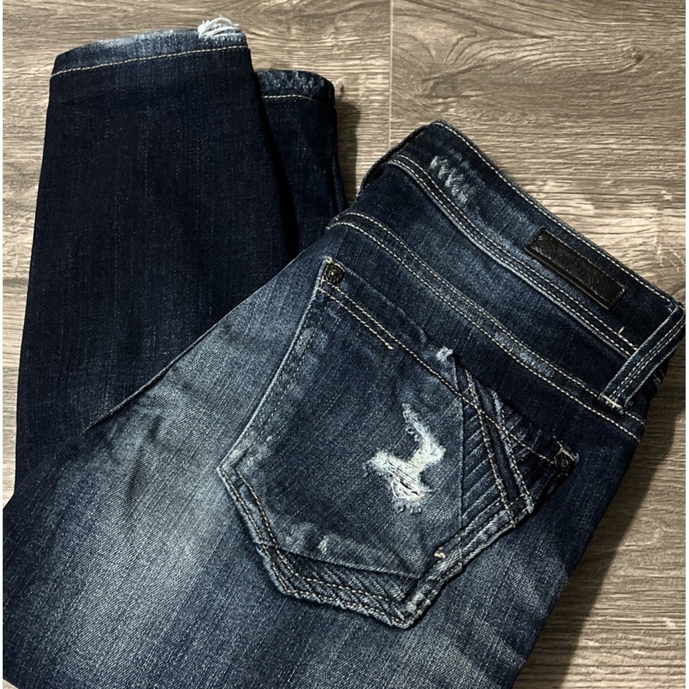 Buckle Black Fit No. 53 Ankle Skinny Stretch Low Rise Jeans Size 24 (27x27)